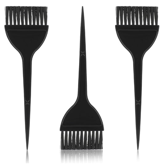 Hair Dye Brush, 3 Pcs Hair Color Brush Color Brushes for Hair Stylist Hair Coloring Brush Color Tint Applicator Hair Comb Tool Kit for Women Men Hair Color Salon Use Home DIY Dyeing (Black)