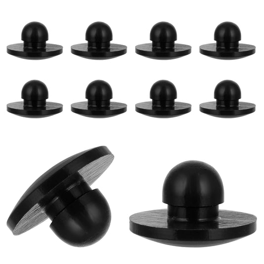 10 Pcs Silicone Snap in Locking Hole Plugs 5mm Rubber Plugs for Round Holes Screw Hole Plugs License Plate Hole Plugs Rubber Stoppers Plugs Furniture Hole Plugs Button Protective Cover Cap Head