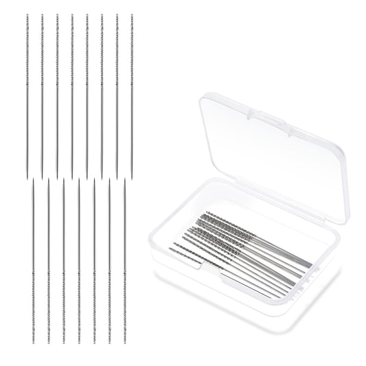 15 Pcs Snag Repair Needle Repair Knits and Woven Tool 2.36 x 0.03 Inch Repair Sewing Tool Leather Craft Sewing Stitching Needle Snag Repair Tool for Woven Knitted Cloth Garments Drapes