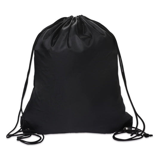 Drawstring Bags, Black PE Bags Drawstring Gym Bag Draw String Swimming Bag Drawstring Backpack for Sports, School, Gym, Travel, Swimming, Beach