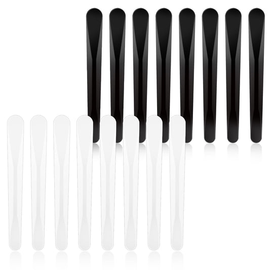 16 Pcs Mask Spatula Cosmetic Spatula Facial Cream Spoon Cosmetic Plastic Spatulas Beauty Spatula Facial Cream Spoon Makeup Tool for Mixing Sampling