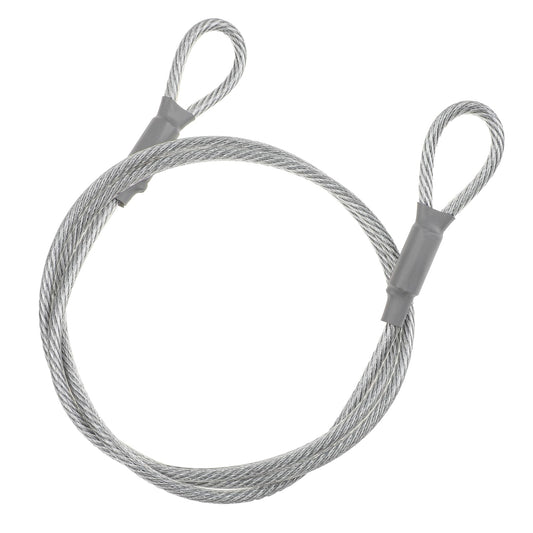 Steel Cable with Eyelets, Safety Cable Stainless Steel Wire Rope with Eyelets