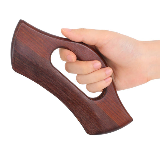 Lymphatic Drainage Massager, Wooden Body Gua Sha Tool Manual Body Guasha Tool Muscle Scraper Tool Back Massage Tool Relieve Muscle Fatigue, Body Gua Sha Paddle Anti Cellulite Tool for Women and Men