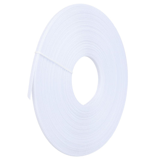 25 Yards Polyester Boning for Sewing, Plastic Boning for Corsets Sewing, Sew-Through Low Density Boning for Corsets Wedding Dress Caps Party Bridal Gowns Lingerie Swimwear Hats (6mm, White)
