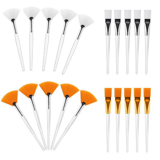 Pack of 20 Face Masks Brush, Face Brush, Fan Brush, Cosmetic Brush, Soft Make-Up Mask, Brushes, Tools, Acid Applicator Brush for Mud Face Cream