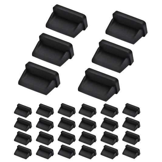 KALIONE 20 Pcs USB A Type Anti Dust Cover Plugs, USB Female Port Cover Caps, Silicone USB Port Plugs Dust Cover for USB A Female Interface