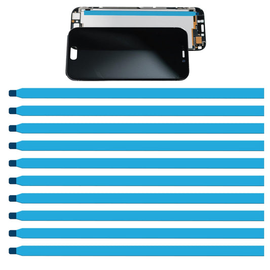 Pack of 10 Suitable for LCD Screen Tape, Adhesive Tape for Laptop Screens, Pull Tab Stretch Peel Tape for Tablets, Mobile Phones, Laptops, LCD Screen Housing, Repair (without Handle, 212 mm)