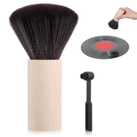 Vinyl Cleaning Brush, Anti Static Brushes with Stylus Brush Record Player Cleaner with Ultra-Fine Fiber Bristles for Vinyl CD Album
