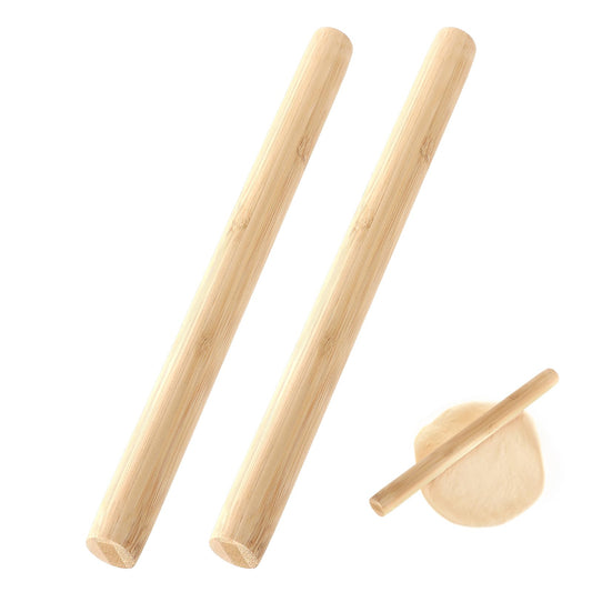 11.8 Inch Solid Rolling Pin Dough Roller Rolling Pin Wooden Rolling Pins for Baking Pizza Fondant Pasta Dumpling Tortillas Noodle