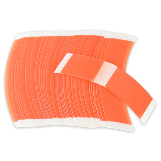 48 Pieces Lace Front Wig Tape, Double Sided Ultra Hold Wig Tape Curved Hair Extension Tape Tabs Waterproof Wigs Tape in Hair Extensions Clear Adhesive Strips for Fixing Lace Front Wig Toupee