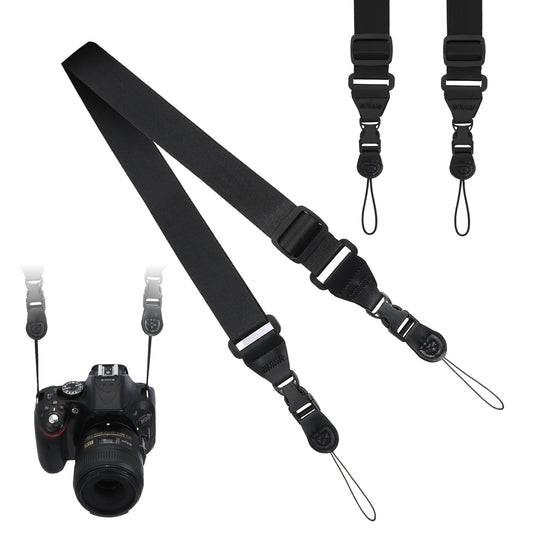 QfwdfcTrenz 2 PACK Adjustable Shoulder Strap Universal Replacement Laptop Shoulder Strap Replacement Durable Nylon Neck Portable Lanyard, Suitable for Camera, Binocular, Crossbody Laptop, Luggage Bag