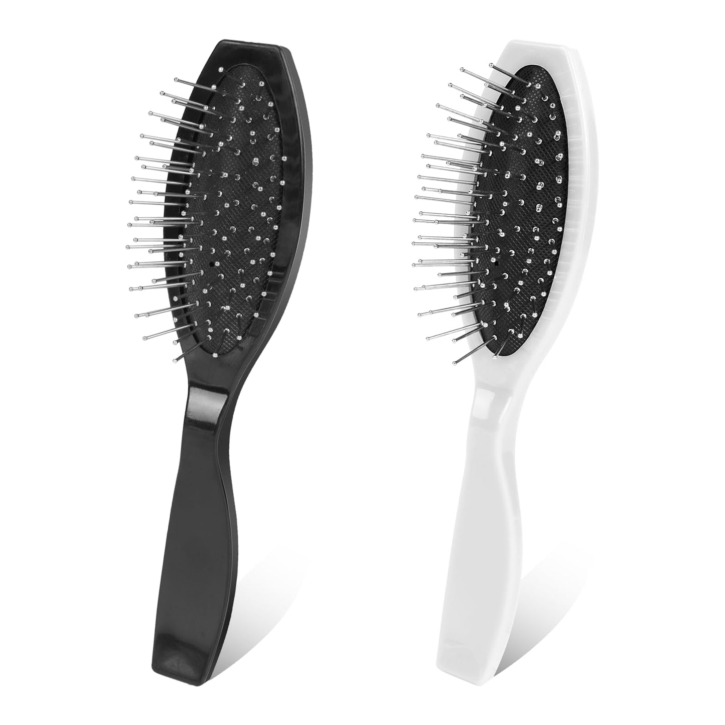 salbsever 2 Pcs Wig Hair Brush Stainless Steel Wig Wire Brush for Synthetic Wigs Detangling Brushes Portable Wet Brush Comb Professional Synthetic Hair Brush Hair Extension Brushes for Women