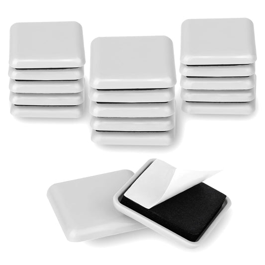 12pcs Furniture Glides for Carpet Furniture Movers Self Adhesive for Easy Moving Reusable Moving Pads Hardwood 1.5 inches Beige Moving Men Furniture Sliders for Carpet and Hardwood Floors Moving