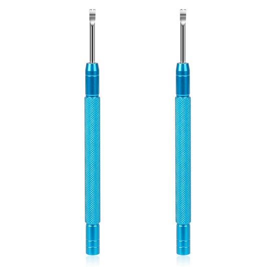 KALIONE 2 Packs Watch Hand Remover Tools, Multifunction Needle Remove, Professional Watchmaker Repair Tools, Puller Watch Hand Remover Setting Tool for Watch Hands Repair Replace, Blue