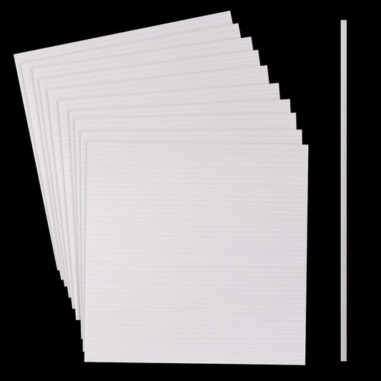 Mozeat Lens 500 Pieces Foam Sticky Strips Foam Pop Strips Adhesive Mount Double Sided Dual-Adhesive 3D Foam Tapes for Scrapbook, Party, Wedding, Balloons, DIY Art or Office Supplies, 3.9 Inch
