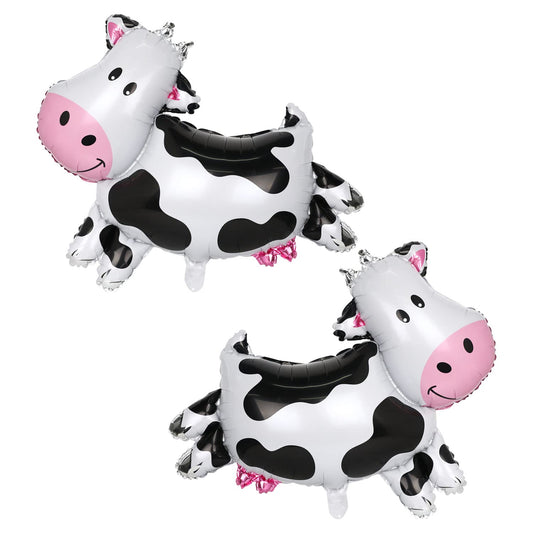 2 Pieces Cow Balloons Party Supplies Cow Print Balloon Cowboy Party Decorations Cow Party Decorations 1st Birthday Farm Animal Theme Party Decorations Birthday Party Decorations
