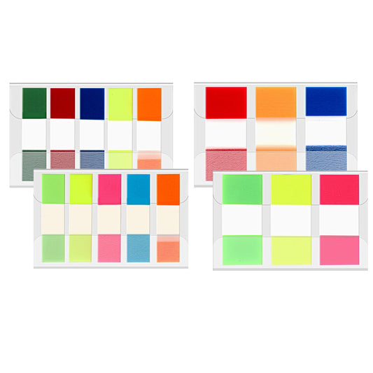 320PCS Sticky Index Tabs Flags Set Self-Adhesive Reusable Page Markers Mini Sticky Flags Writable Page Tabs and Flags for Reading Index, File Folders, Books Notes, 10 Colors