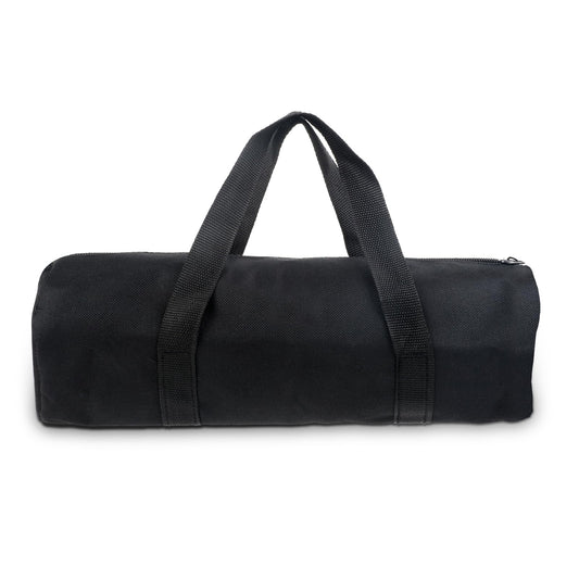 12 Inch Canvas Tool Bag Small Tool Bag for Men Wide Mouth Tool Storage Bag Large Capacity Tool Tote Handbag Power Tool Organizer for Electricians Mechanic Storage Wrenches Pliers Black