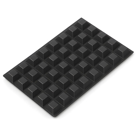 40PCS Rubber Feet for Electronics Stick on Rubber-Feets Bumpers Self Adhesive Laptop Rubbers Feets Anti Slip Pads Small Square Rubbers Bumpers for Cabinet Doors Furniture Foot