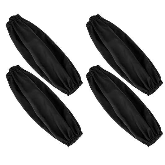KALIONE 2 Pairs Arm Sleeves Covers, Oversleeve Protector for Arms, Waterproof Forearm Covers Black Oversleeves for Gardening Cleaning Fish Dish Car Washing Painting Dog Groom Topiary