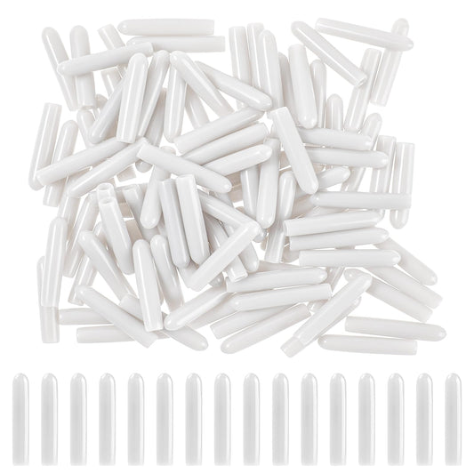 100 Pieces Dishwasher Rack Caps Dishwasher Protection Prongs Silicone Dishwasher Rack Tip Tine Cover Caps Cutlery Basket Protective Cover Just Push On Cap for All Dish Baskets, White