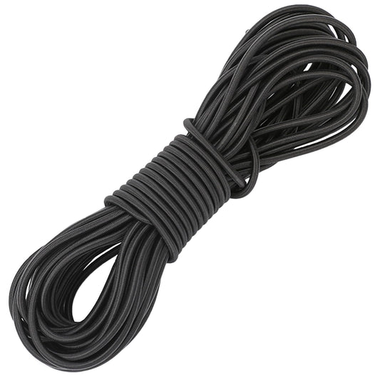 Black Elastic Cord Shock Rope Mini Bungee Cords Black Elastic Cord Small Bungee Cords Bungee Cord Roll 3mm x 10m Nylon Elastic Cord for DIY Jewelry Making Clothesline Camping Swings Pendants Shoelaces