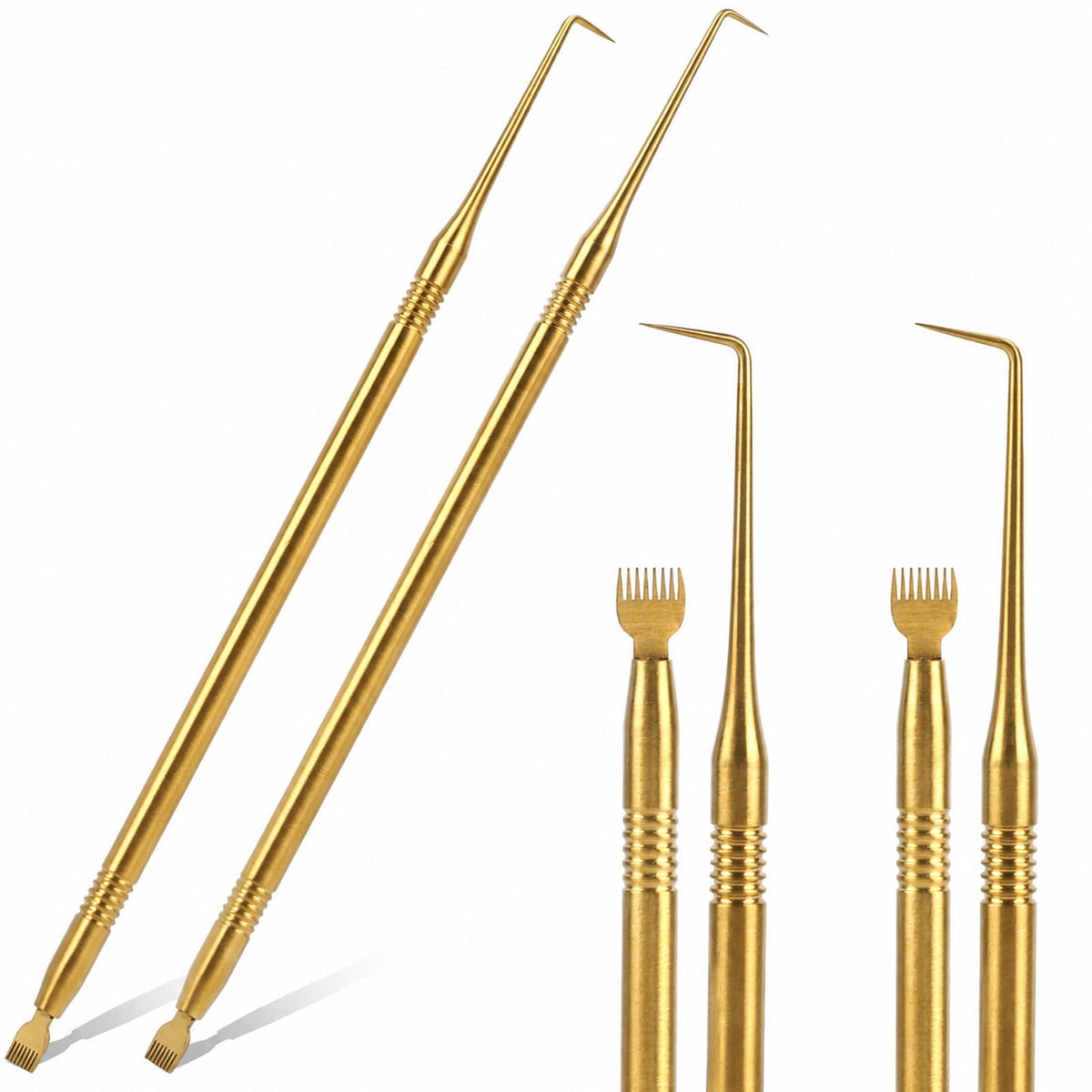 Lash Lift Tool, Gold Eyelash Separator (2 Pcs)