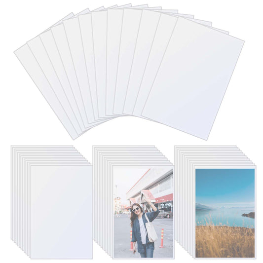 100 PCS Photocard Sleeves Clear Photocard Holder Kpop Card Sleeves Set 58 x 89 mm Photocard Protector Kpop Penny Sleeves Cards Cover for Save Photo Collection Cards (Unsealable)