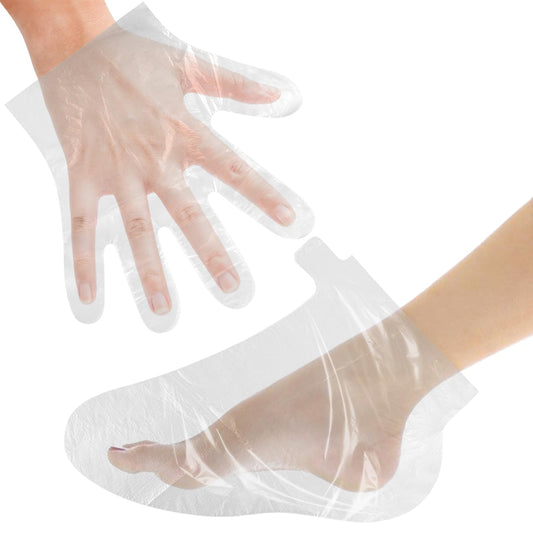 200 Pcs Paraffin Wax Liners for Feet and Hand,Paraffin Bath Liners Plastic Hand and Foot Bags for Hand&Feet Thermal Hot Wax Therapy SPA Paraffin Wax Machine,Larger and Thicker