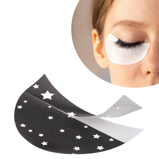 100 Pcs Eyeshadow Shields Eye Shadow Makeup Shields Eyeshadow Stencil Black Under Eye Pads Eye Shadow Patches for Eyeliner, Eyelash Extensions and Lip Makeup