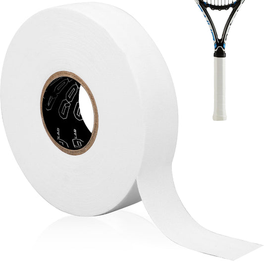 Anti Slip Hockey Tape 2.5cm x 25m Racquet Grip Tape Self-Adehesive Ice Hockey Tape Tennis Badminton Grip Cloth Tape Hockey Stick Grip for Squash Ping Pong Baseball Racket