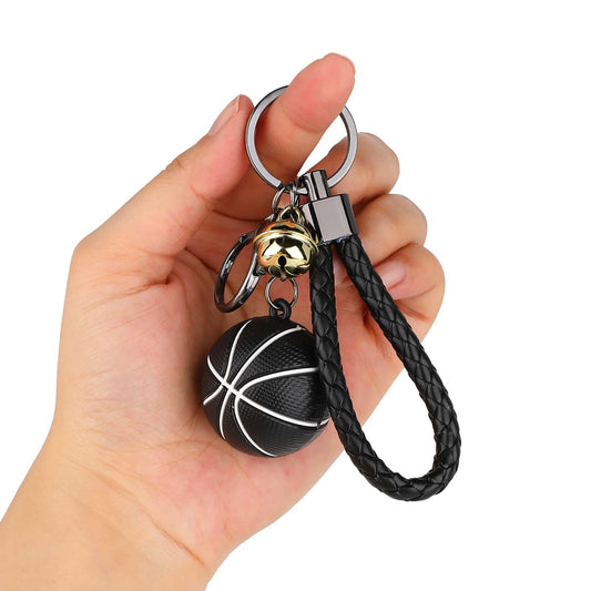 KALIONE Basketball Keychain for Boys Girls Sports Fan Basketball Key Rings, Novelty Sports Ball Key Chains Basketball Key Chain with Small Bell Keychains Gift Keychain