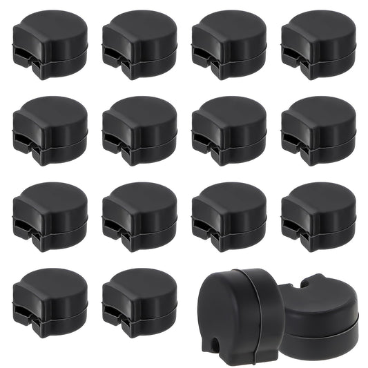 12 Pack Rubber Clarinet Thumb Rest Cushion Protector Rubber Clarinet Oboe Thumb Protector Musical Instrument Accessories Fit for Most Clarinet (Black)