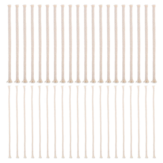 40 PCS Round Oil Lamp Wicks, 3mm and 6mmCotton Braided Lamp Wicks Replacement 20cm Long Candle Wick for Kerosene Lamps, Candle Making and Aromatherapy