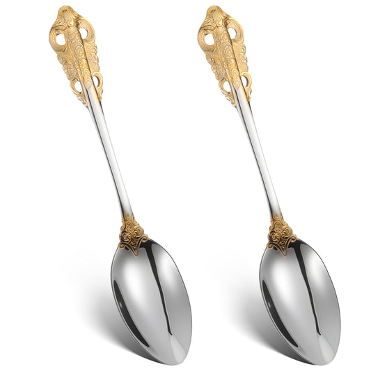 2 Pcs Gorgeous Espresso Spoons Set