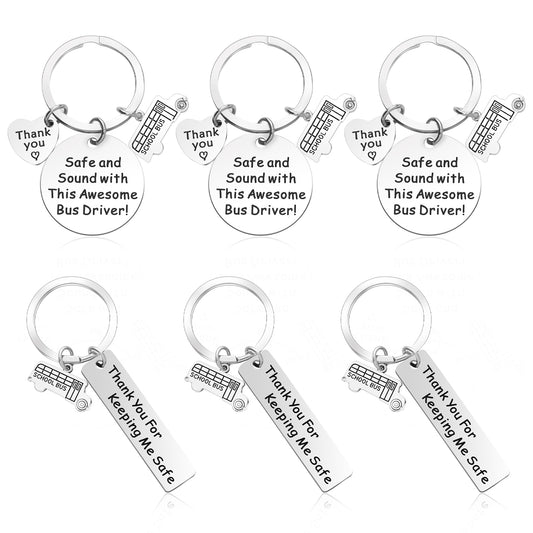 Thanks Gift Keychain for Bus Driver