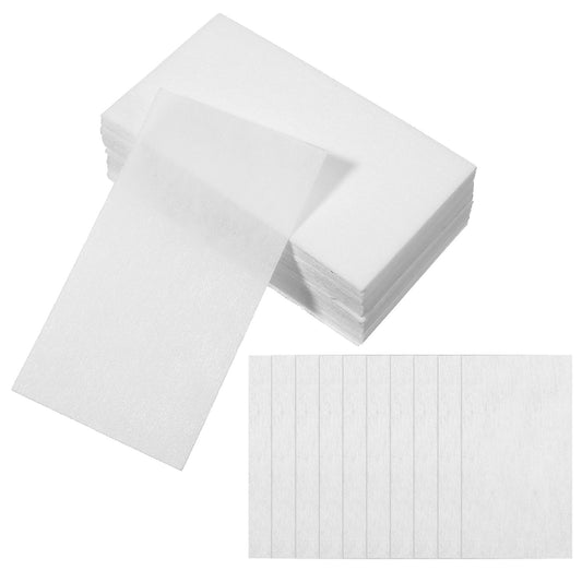 100pcs Perm Papers for Hair, Disposable Heat-Resistant End Papers Hair Paper Wraps Curling Paper for Salon Shop, White