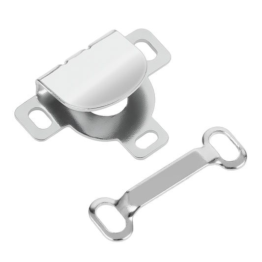 Sewing Hook and Eye Closures for Clothing, 25 Sets Metal Closure Hook and Eye Sewing Clasps & Fasteners Clasp Hooks for Pants Waist Bra Jeans Trousers Clothing, Silver