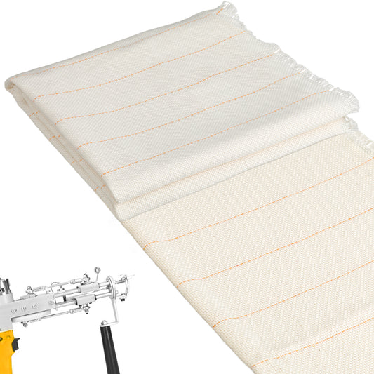 100×100cm Primary Tufting Cloth with Marked Lines, Monk Cloth Fabric for Punch Needle, Rug Tufting Backing Fabric, Tufting Cloth Punch Needle Fabric Burlap Tufting Cloth for DIY Rug-Punch Tufting