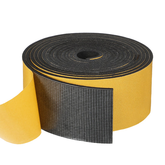 3 Meters Foam Seal Tape Self Adhesive Insulation Soundproofing Strips Tape 50mm (W) X 3mm (T) High Density Window Door Draft Excluder for Gap Seal Soundproof Anti-Collision