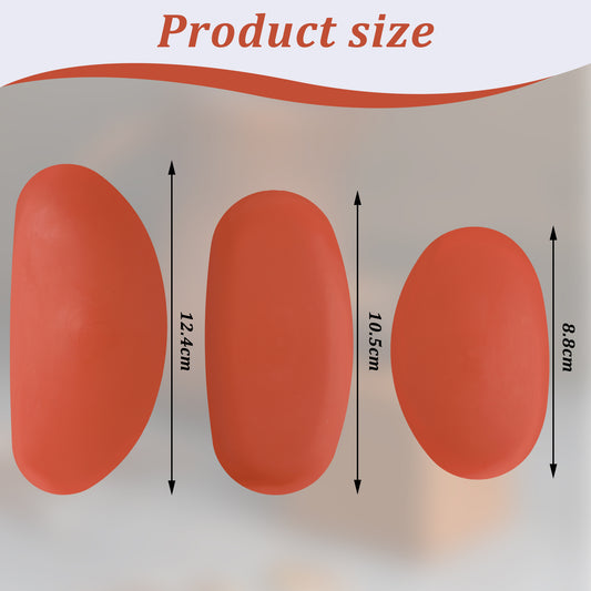 3 Pack Pottery Ribs, Pottery Tools Soft Silicone Pottery Clay Ribs Ceramic Sculpting Tool Essential Tool for Potter Pottery Rubber Clay Ceramic Ribs for Smooth Finishing and Removing Finger Marks