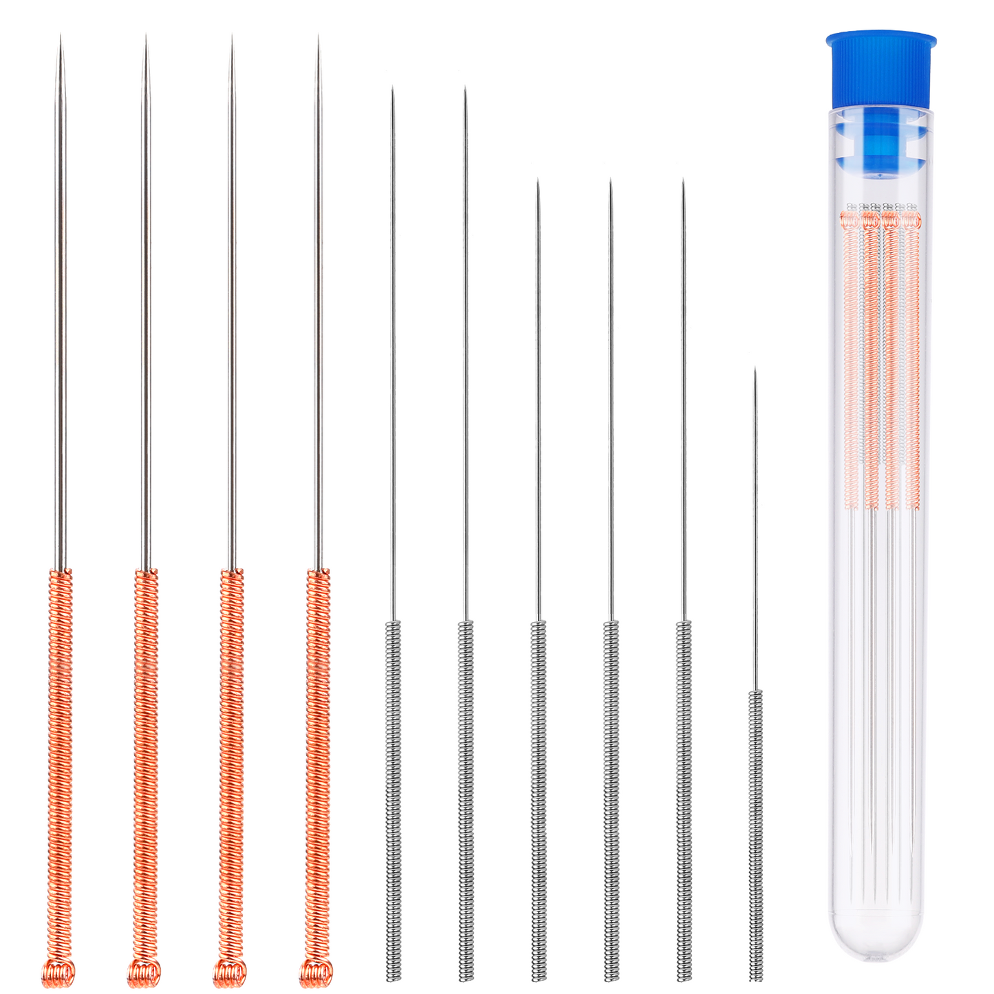 10Pcs 3D Printer Nozzle Cleaning Kit Needles, Stainless Steel Nozzle Unclogger No Clogger Welding Tip Cleaner Tools Accessories for Drills, (0.15, 0.2, 0.25, 0.3, 0.35, 0.4, 0.5, 0.6, 0.8, 1.0mm)