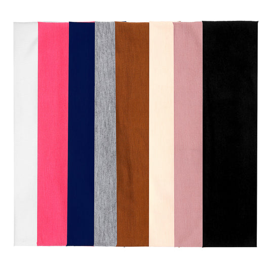 Headbands for Women Non Slip, Sweat Bands Headbands for Women Workout, Elastic Sport Head Bands for Women's Hair Running Headband Cloth Headbands for Women and Men Sports Athletic Yoga Cycling