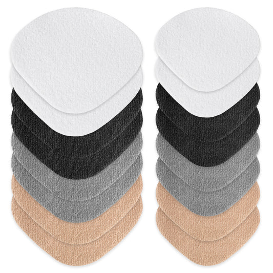 Shoe Patches for Holes, 8 Pairs Self-Adhesive Shoe Heel Repair Patch Sneaker Inside Patches for Holes Shoe Heel Repair Kit for Sports Shoes, Leather Shoes, High Heels (4 Colors)