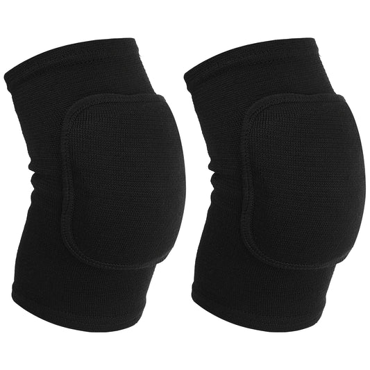 1 Pair Tandem Volleyball Elbow Pads Arm Brace-Pads Elbow-Protector Strap for Kids, Men, and Women - Fitness Arm Knee Protector Elbow Pads for Volleyball (Black)