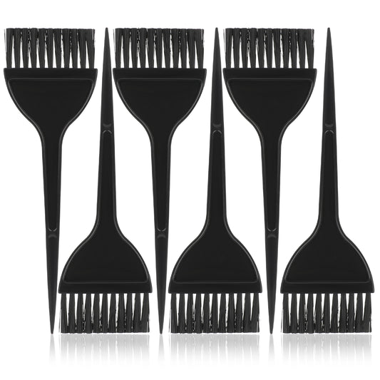 Hair Dye Brush, 6 Pcs Hair Color Brush Kit Color Brushes for Hair Stylist Color Tint Applicator Hair Dying Tools for Women Men Barber Salon Use Home DIY Dyeing (Black)
