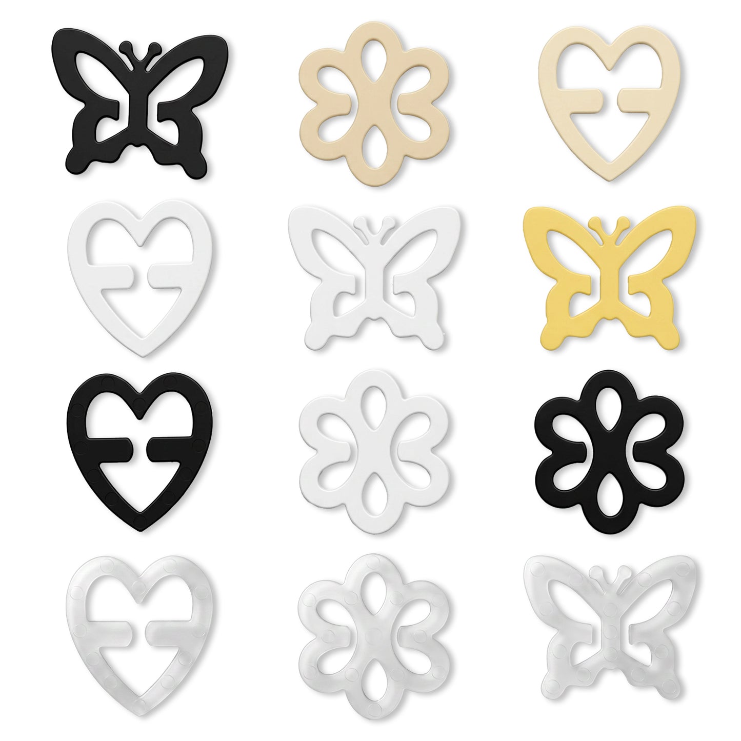 12Pcs Bra Strap Clips for Racerback Bra Back Clips To Make Racerback