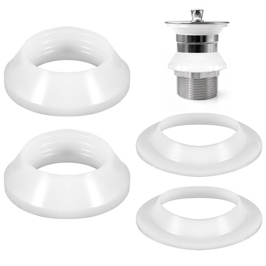 4 PCS Drainage Seal, Universal Sink Drain Stopper, Silicone Sink Plug Seal, Bathtub Plug Gasket Bathroom Sink Drain Stopper for Kitchen Sink Drain