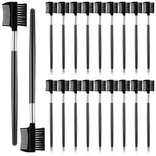 20 Pack Eyebrow Brush Comb Eyelash Comb Separator, Eye Brow Makeup Brush Lash Separator Tool for Eliminating Mascara Clumps, Separating Lashes, Eyelashes Extension, Grooming Shaping Brow