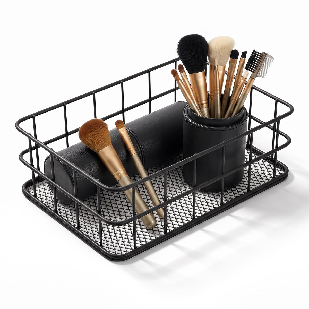 Metal Wire Basket, Sturdy Metal Mesh Basket, Small Storage Baskets